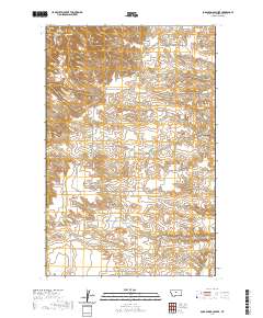 USGS US Topo 7.5-minute map for Soda Spring Coulee MT 2020