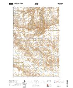 USGS US Topo 7.5-minute map for Soo NW MT 2020