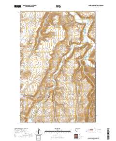 USGS US Topo 7.5-minute map for Spanish Coulee School MT 2020