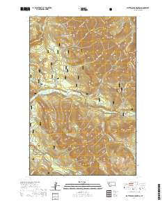 USGS US Topo 7.5-minute map for Spotted Bear Mountain MT 2020