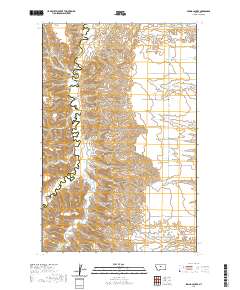USGS US Topo 7.5-minute map for Spring Coulee MT 2020