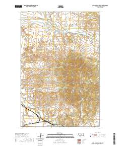 USGS US Topo 7.5-minute map for Spring Creek Junction MT 2020
