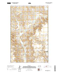 USGS US Topo 7.5-minute map for Spring Valley East MT 2020