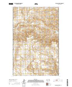 USGS US Topo 7.5-minute map for Spring Valley West MT 2020