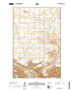 USGS US Topo 7.5-minute map for Square Butte SE MT 2020