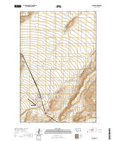 USGS US Topo 7.5-minute map for Stanford MT 2020