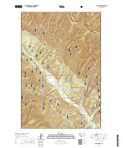 USGS US Topo 7.5-minute map for Stark North MT 2020