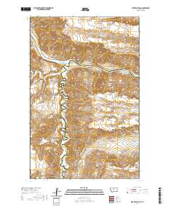 USGS US Topo 7.5-minute map for Starve Out Flat MT 2020