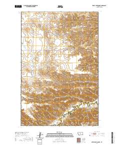 USGS US Topo 7.5-minute map for Steele Lake Coulee MT 2020