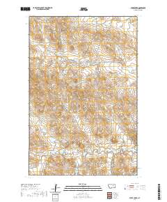 USGS US Topo 7.5-minute map for Steve Forks MT 2020
