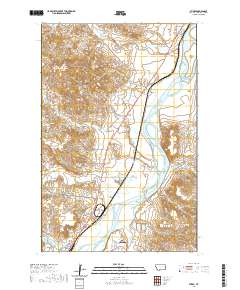USGS US Topo 7.5-minute map for Stipek MT 2020