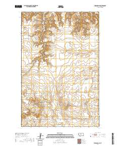 USGS US Topo 7.5-minute map for Stranahan SE MT 2020