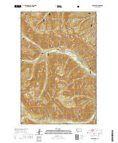 USGS US Topo 7.5-minute map for String Creek MT 2020