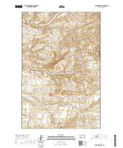 USGS US Topo 7.5-minute map for Studhorse Butte MT 2020
