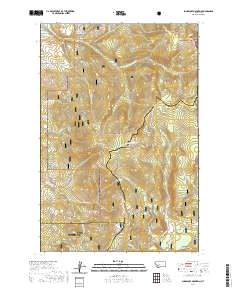 USGS US Topo 7.5-minute map for Sugarloaf Mountain MT 2020