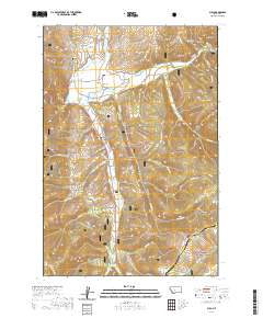 USGS US Topo 7.5-minute map for Sula MT 2020