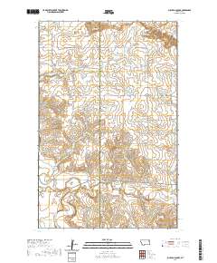 USGS US Topo 7.5-minute map for Sullivan Coulee MT 2020