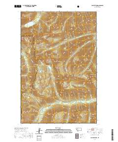 USGS US Topo 7.5-minute map for Sunburst Lake MT 2020