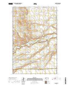 USGS US Topo 7.5-minute map for Sundance MT 2020