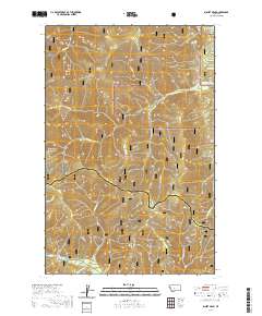 USGS US Topo 7.5-minute map for Sunset Peak MT 2020