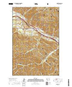 USGS US Topo 7.5-minute map for Superior MT 2020