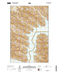 USGS US Topo 7.5-minute map for Swede Ridge MT 2020
