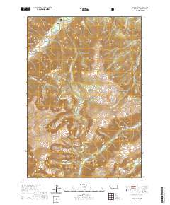USGS US Topo 7.5-minute map for Sylvan Peak MT 2020