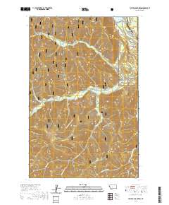 USGS US Topo 7.5-minute map for Table Top Mountain MT 2020