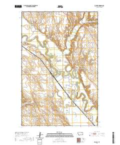 USGS US Topo 7.5-minute map for Tampico MT 2020