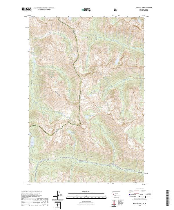 US Topo 7.5-minute map for Tenmile Lake MTID