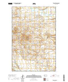 USGS US Topo 7.5-minute map for Teton Buttes MT 2020