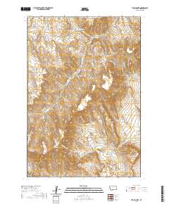 USGS US Topo 7.5-minute map for The Big Slide MT 2020