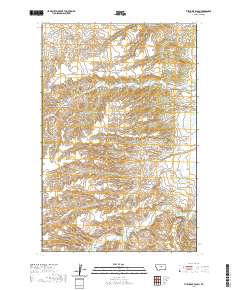 USGS US Topo 7.5-minute map for The Horse Ranch MT 2020