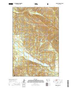 USGS US Topo 7.5-minute map for Thompson Lakes MT 2020