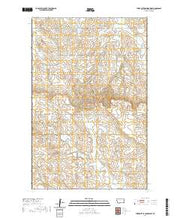 USGS US Topo 7.5-minute map for Three Buttes Creek West MT 2020