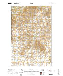 USGS US Topo 7.5-minute map for Tiger Butte MT 2020