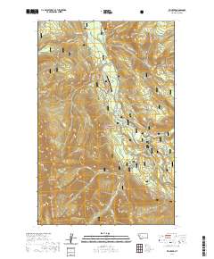 USGS US Topo 7.5-minute map for Tin Creek MT 2020
