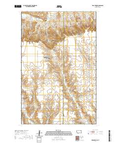 USGS US Topo 7.5-minute map for Todd Lakes NE MT 2020