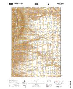 USGS US Topo 7.5-minute map for Tolman Flat MTWY 2020