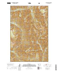 USGS US Topo 7.5-minute map for Trilobite Peak MT 2020