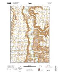 USGS US Topo 7.5-minute map for Truly MT 2020