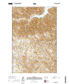 USGS US Topo 7.5-minute map for Trumbo Ranch MT 2020
