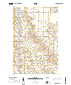 USGS US Topo 7.5-minute map for Tule Valley East MT 2020