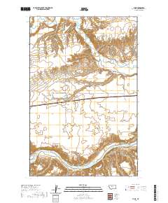 USGS US Topo 7.5-minute map for Tunis MT 2020