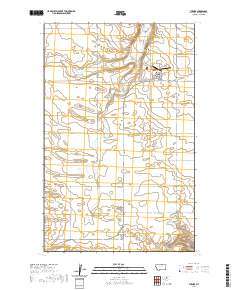 USGS US Topo 7.5-minute map for Turner MT 2020