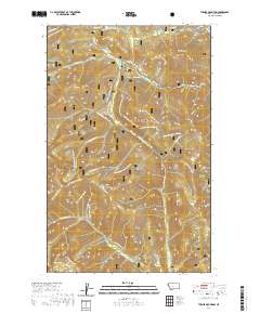 USGS US Topo 7.5-minute map for Turner Mountain MT 2020