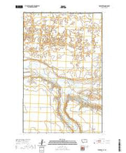 USGS US Topo 7.5-minute map for Turner NW MTSK 2020