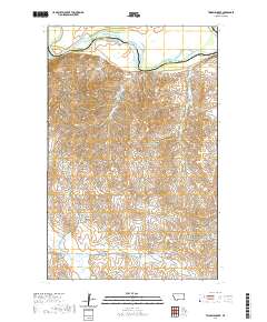 USGS US Topo 7.5-minute map for Twomile Creek MT 2020