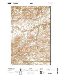 USGS US Topo 7.5-minute map for Uphill Creek MT 2020
