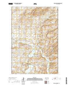 USGS US Topo 7.5-minute map for Upper Glaston Lake MT 2020